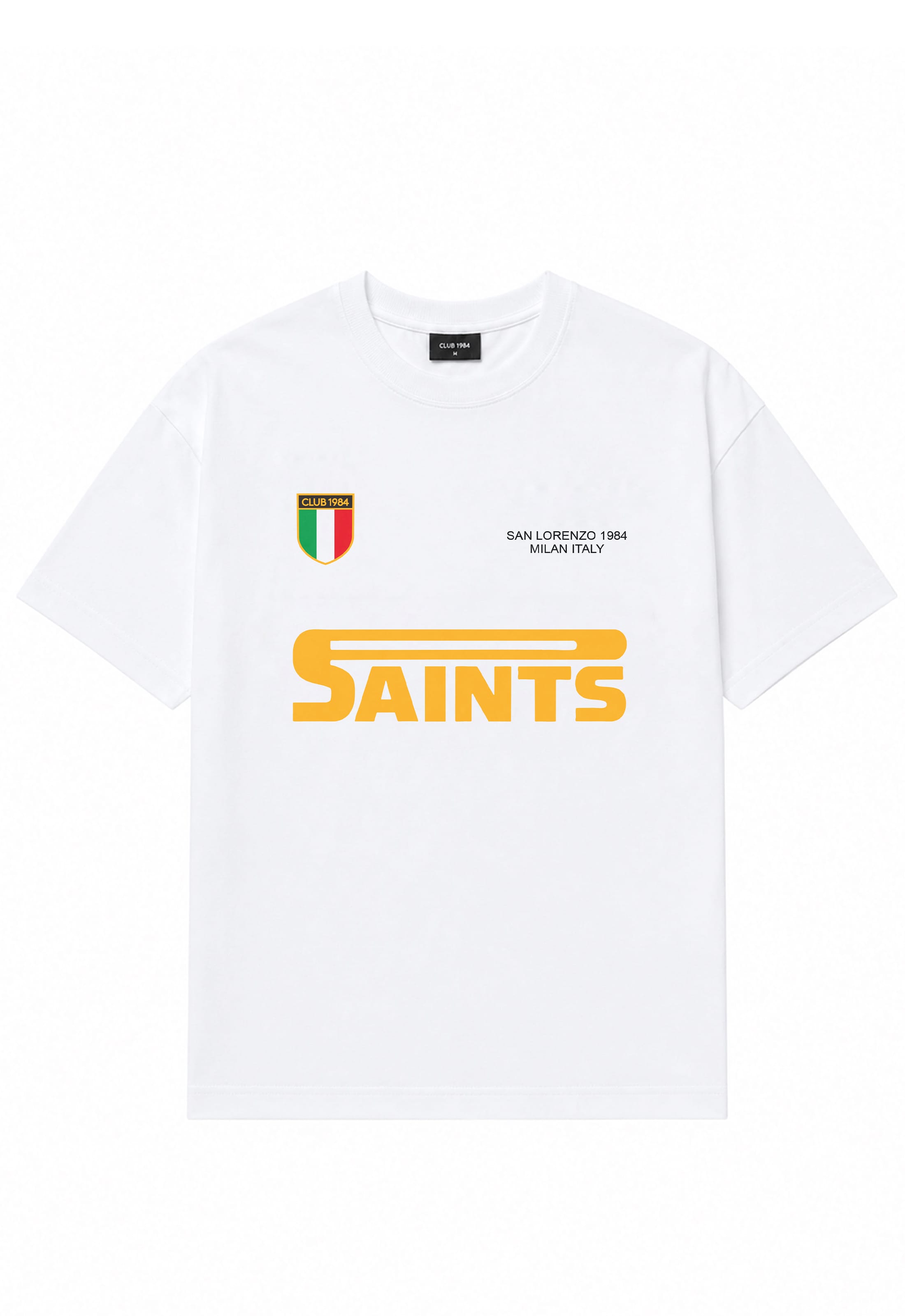 CLUB 1984. San Lorenzo T-shirt - White T-Shirt