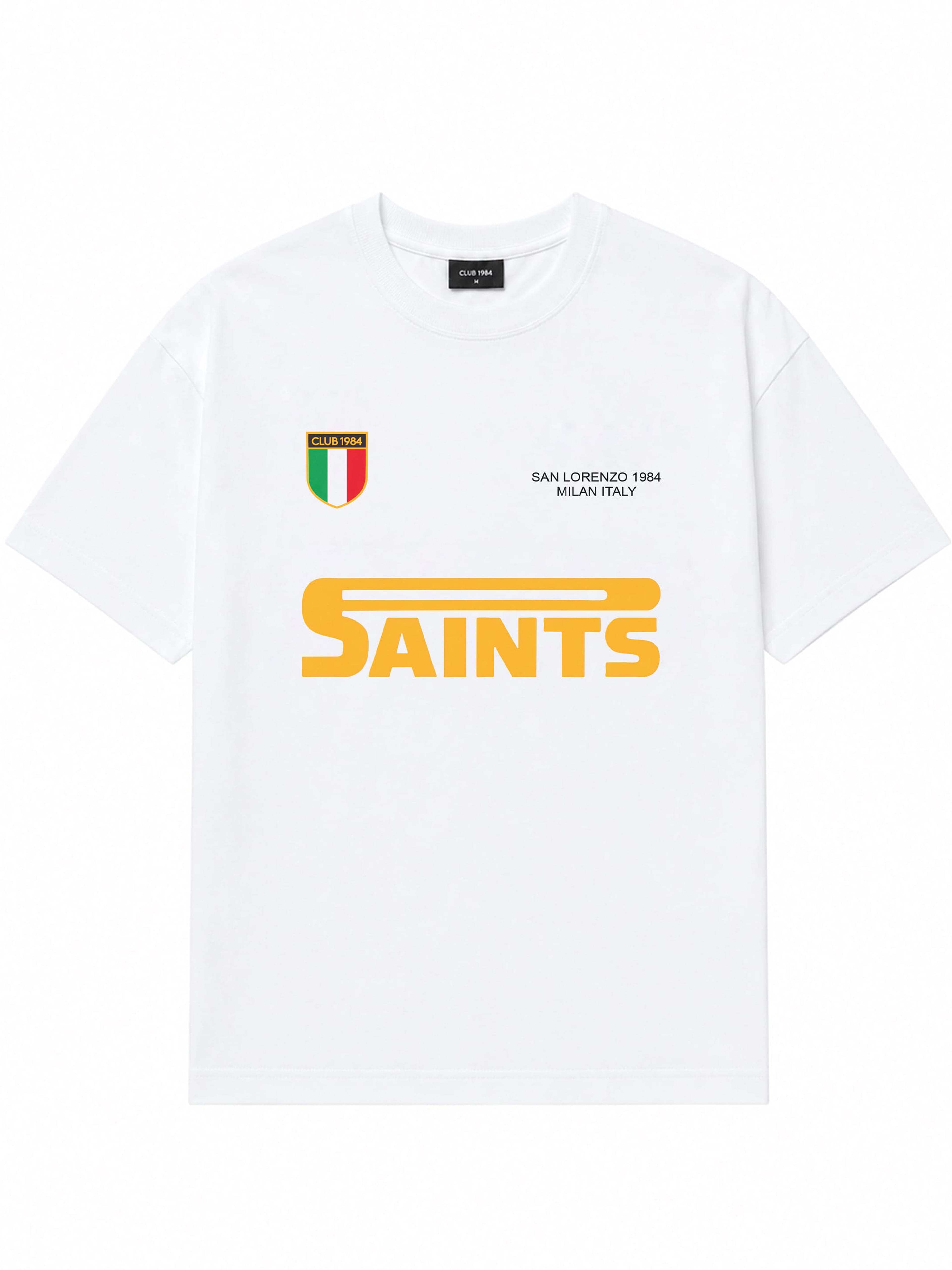 CLUB 1984. San Lorenzo T-shirt - White T-Shirt