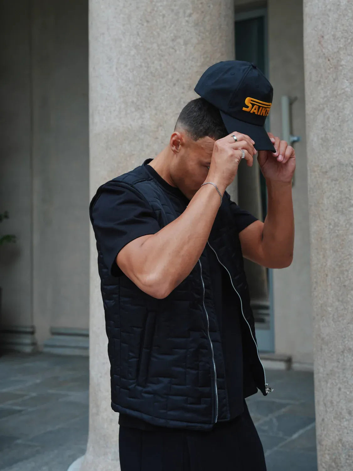 CLUB 1984. San Lorenzo Trucker Cap - Black Accessories 1984-2025-156-10