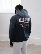 CLUB 1984. San Rafael Hoodie - Washed Black Hoodie