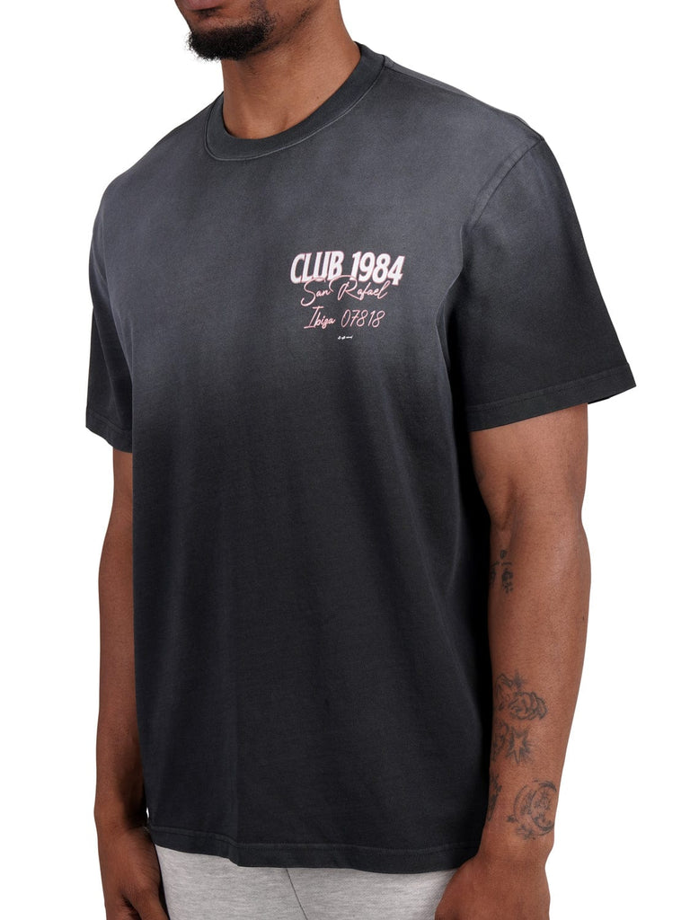 CLUB 1984. San Rafael T-shirt - Washed Black T-Shirt