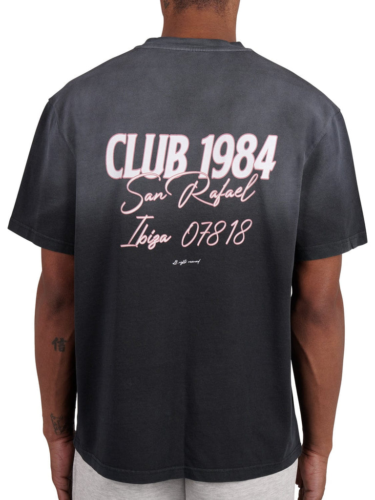 CLUB 1984. San Rafael T-shirt - Washed Black T-Shirt
