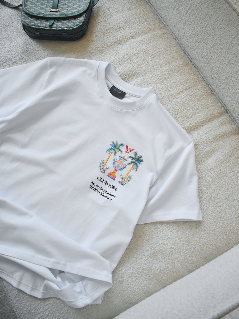 CLUB 1984. Serene T-shirt - White T-Shirt