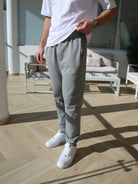 CLUB 1984. Signature Cuffed Sweatpants - Washed Light Grey Sweatpants