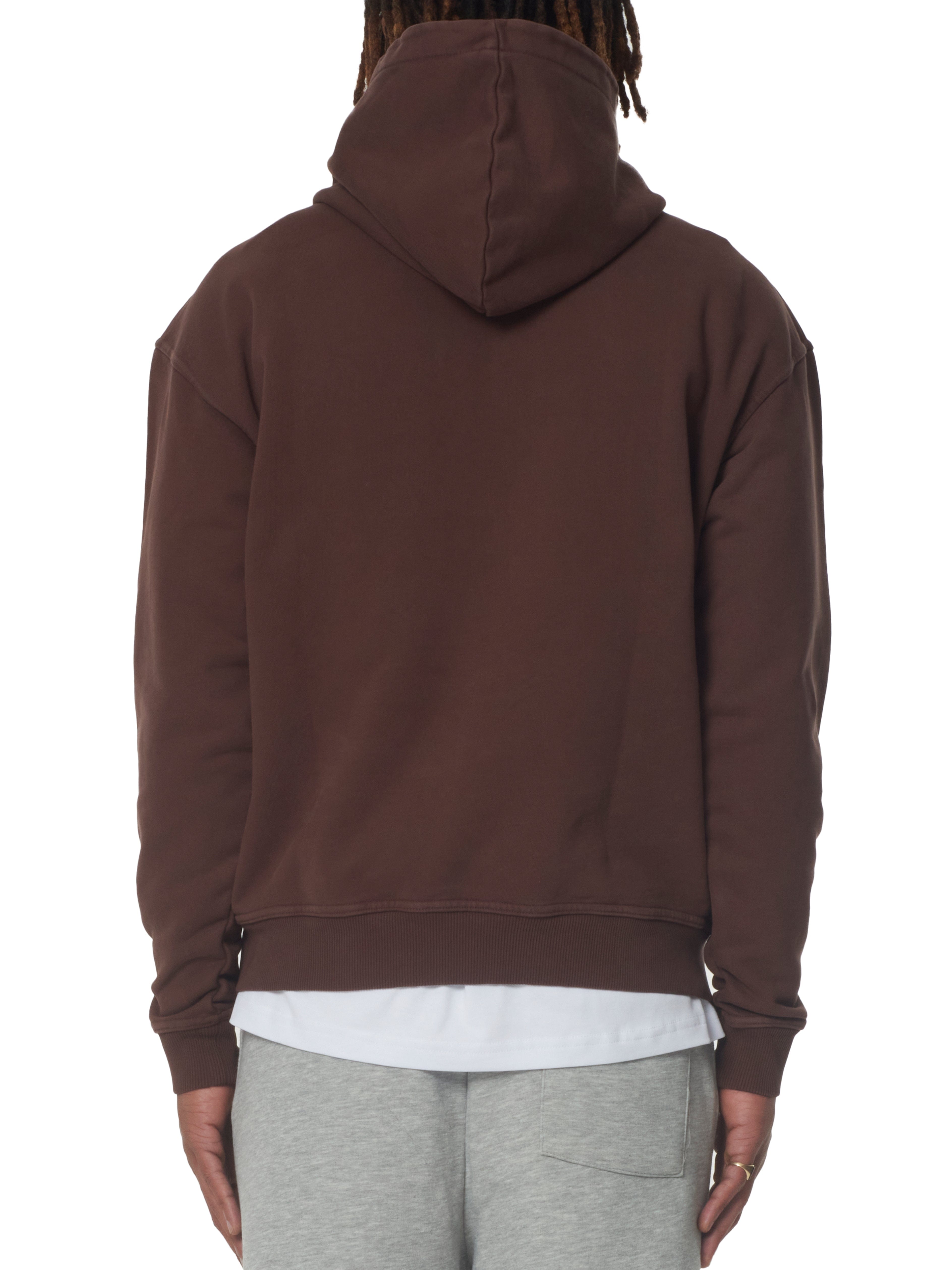 CLUB 1984. Signature Hoodie - Washed Brown Hoodie