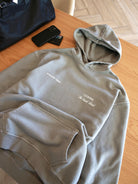 CLUB 1984. Signature Hoodie - Washed Light Grey Hoodie
