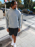 CLUB 1984. Signature Hoodie - Washed Light Grey Hoodie