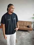 CLUB 1984. Signature T-shirt - Washed Black T-Shirt