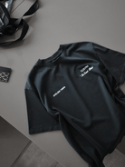 CLUB 1984. Signature T-shirt - Washed Black T-Shirt