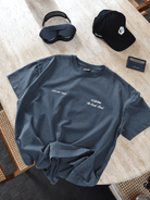 CLUB 1984. Signature T-shirt - Washed Grey T-Shirt