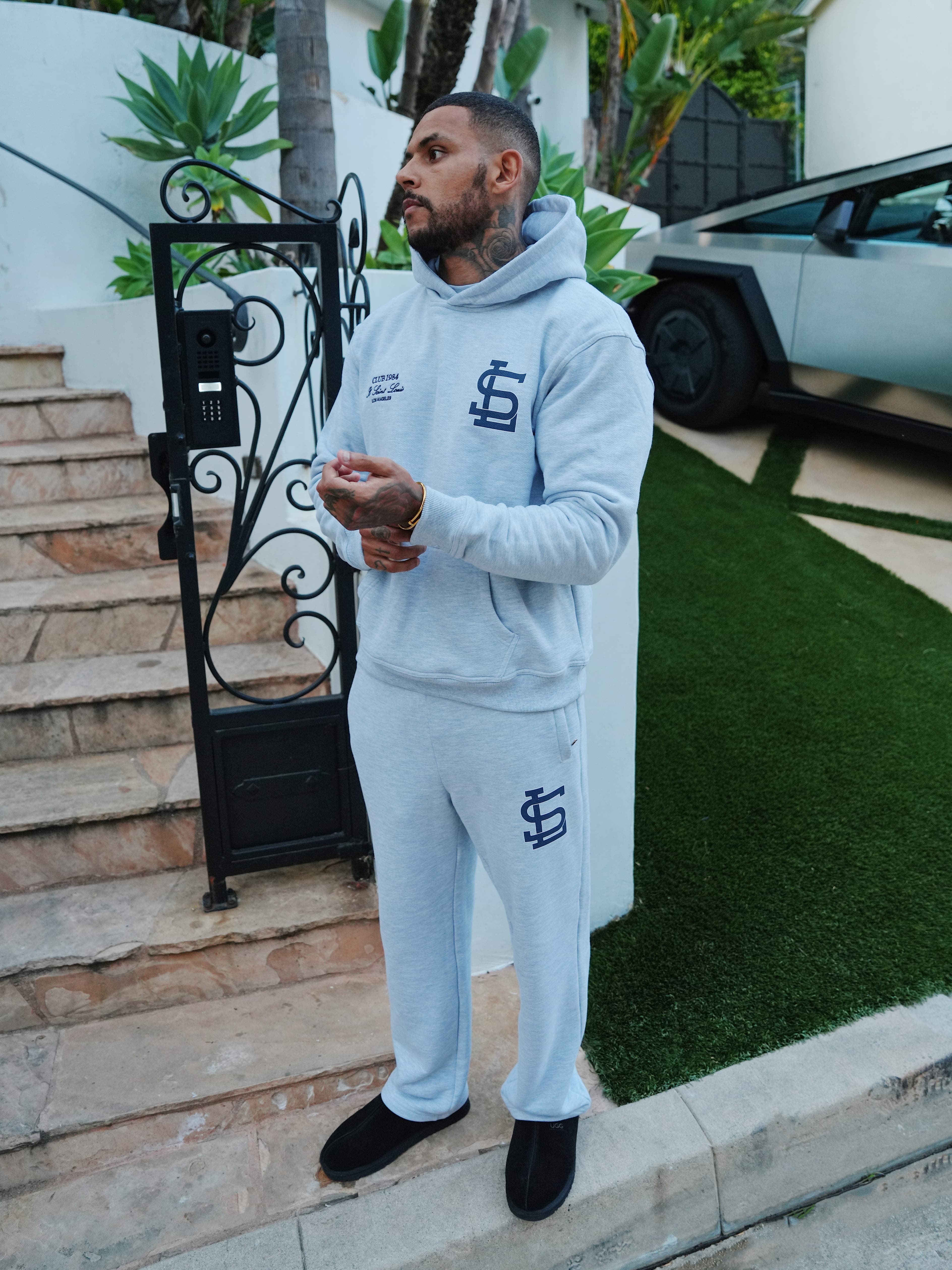 CLUB 1984. SL Athletics Hoodie - Grey Hoodie