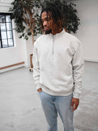 CLUB 1984. SL Homme 1/4 Zip - Grey 1/4 zip