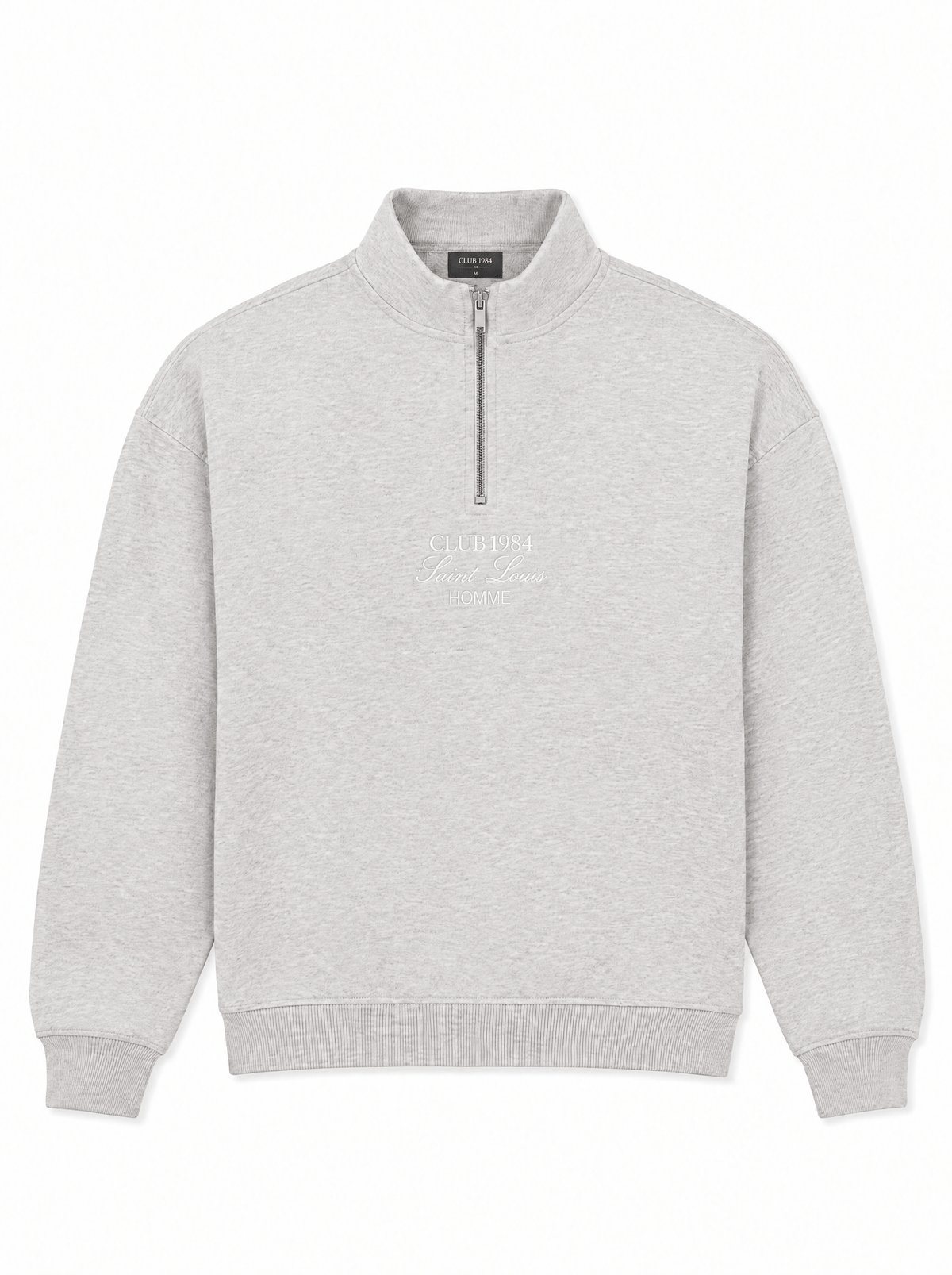 CLUB 1984. SL Homme 1/4 Zip - Grey 1/4 zip