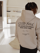 CLUB 1984. Soho Hoodie - Dark Taupe Hoodie