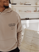 CLUB 1984. Soho Hoodie - Dark Taupe Hoodie