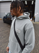 CLUB 1984. Soho Hoodie - Washed Light Grey Hoodie