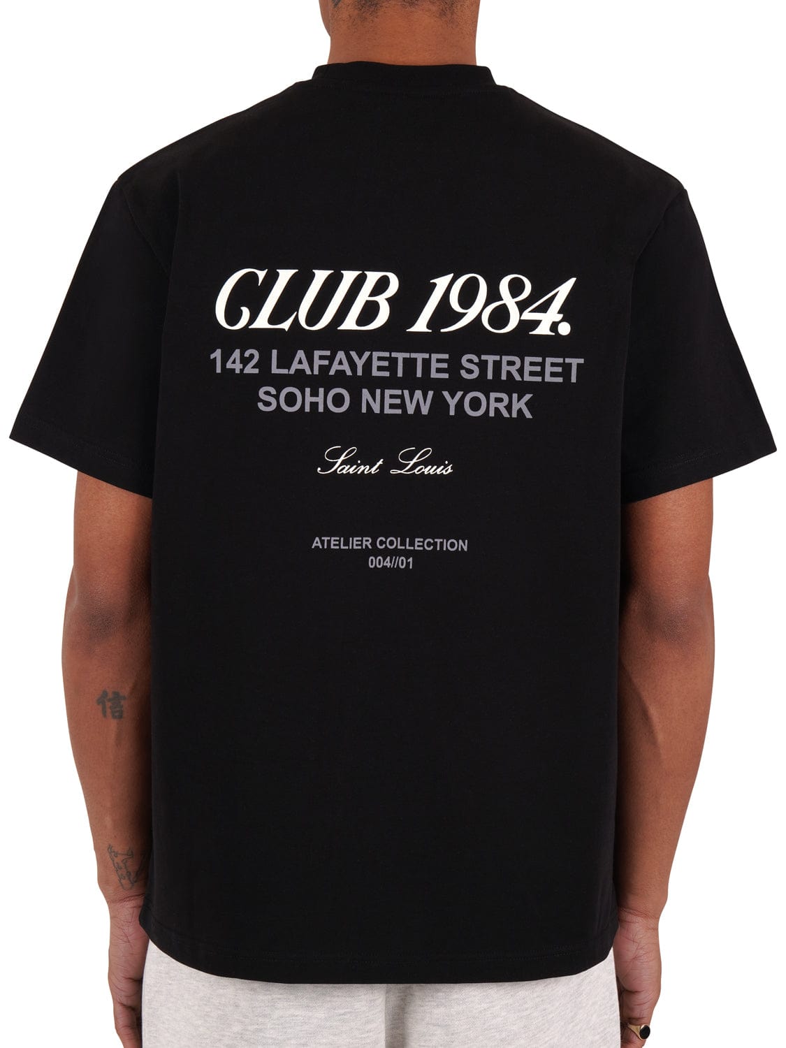 CLUB 1984. Soho T-shirt - Black T-Shirt