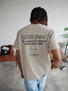 CLUB 1984. Soho T-shirt - Dark Taupe T-Shirt