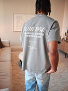 CLUB 1984. Soho T-shirt - Washed Light Grey T-Shirt