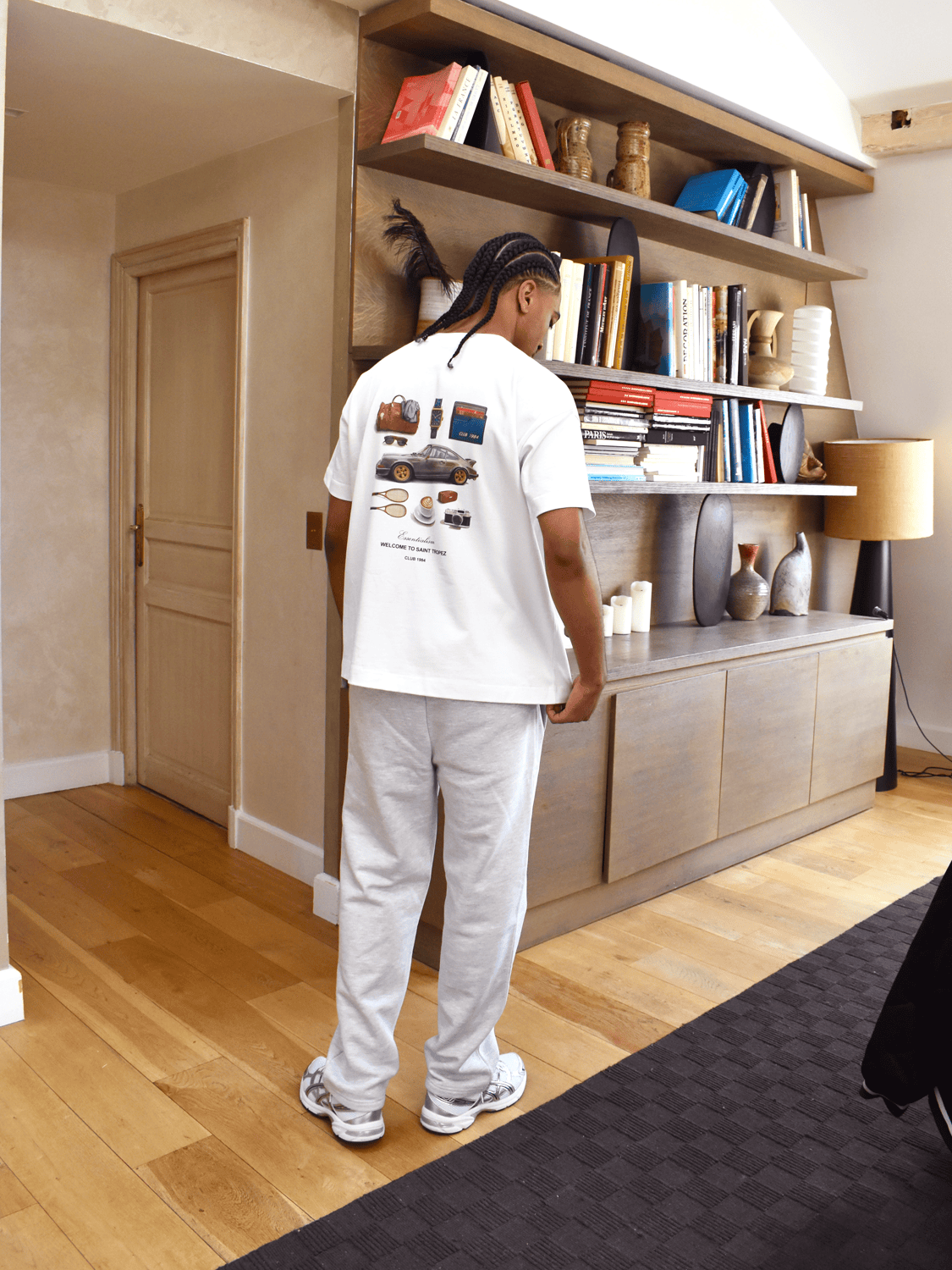 CLUB 1984. ST Tropez Road Trip T-shirt - White T-Shirt