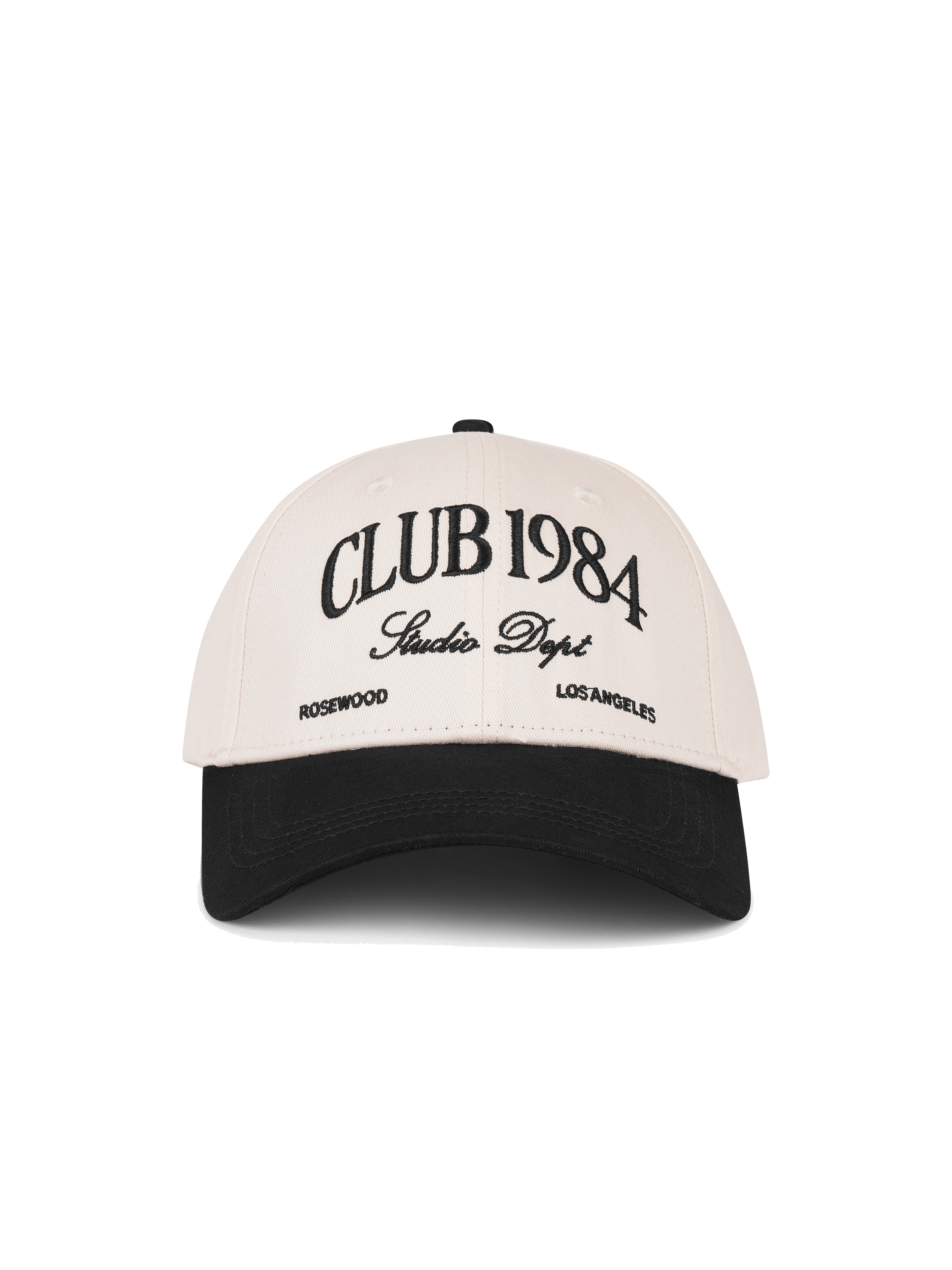 CLUB 1984. Studio Dept Cap - Off White/Black Accessories 1984-2024-0365-10