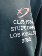 CLUB 1984. Studio Dept Hoodie - Washed Teal Hoodie