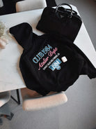 CLUB 1984. Sunset BLVD Hoodie - Black Hoodie