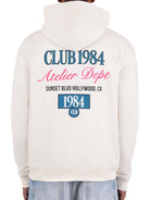 CLUB 1984. Sunset BLVD Hoodie - Off White Hoodie