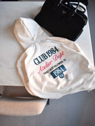 CLUB 1984. Sunset BLVD Hoodie - Off White Hoodie
