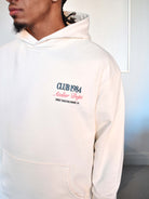CLUB 1984. Sunset BLVD Hoodie - Off White Hoodie