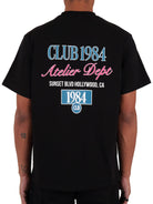 CLUB 1984. Sunset BLVD T-shirt - Black T-Shirt
