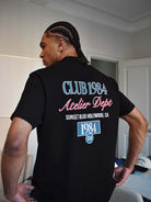 CLUB 1984. Sunset BLVD T-shirt - Black T-Shirt