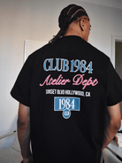 CLUB 1984. Sunset BLVD T-shirt - Black T-Shirt