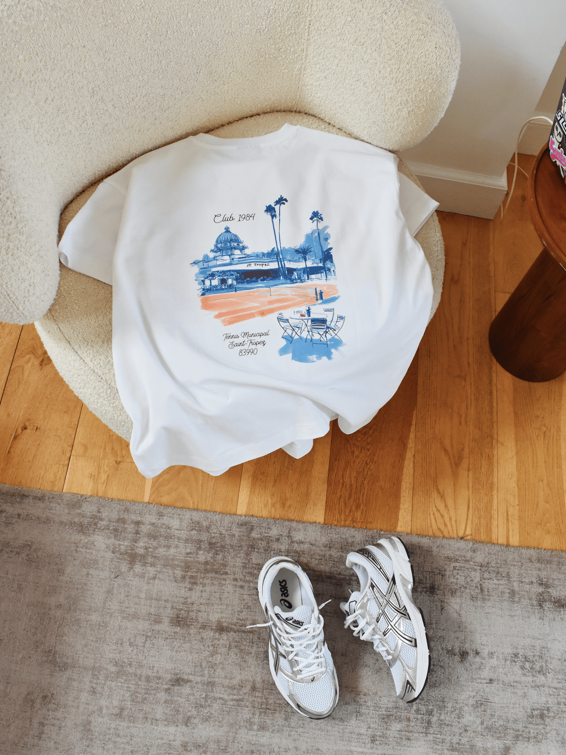 CLUB 1984. Tennis Club T-shirt - White T-Shirt