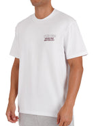 CLUB 1984. Times Up T-shirt - White T-Shirt