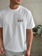 CLUB 1984. Times Up T-shirt - White T-Shirt