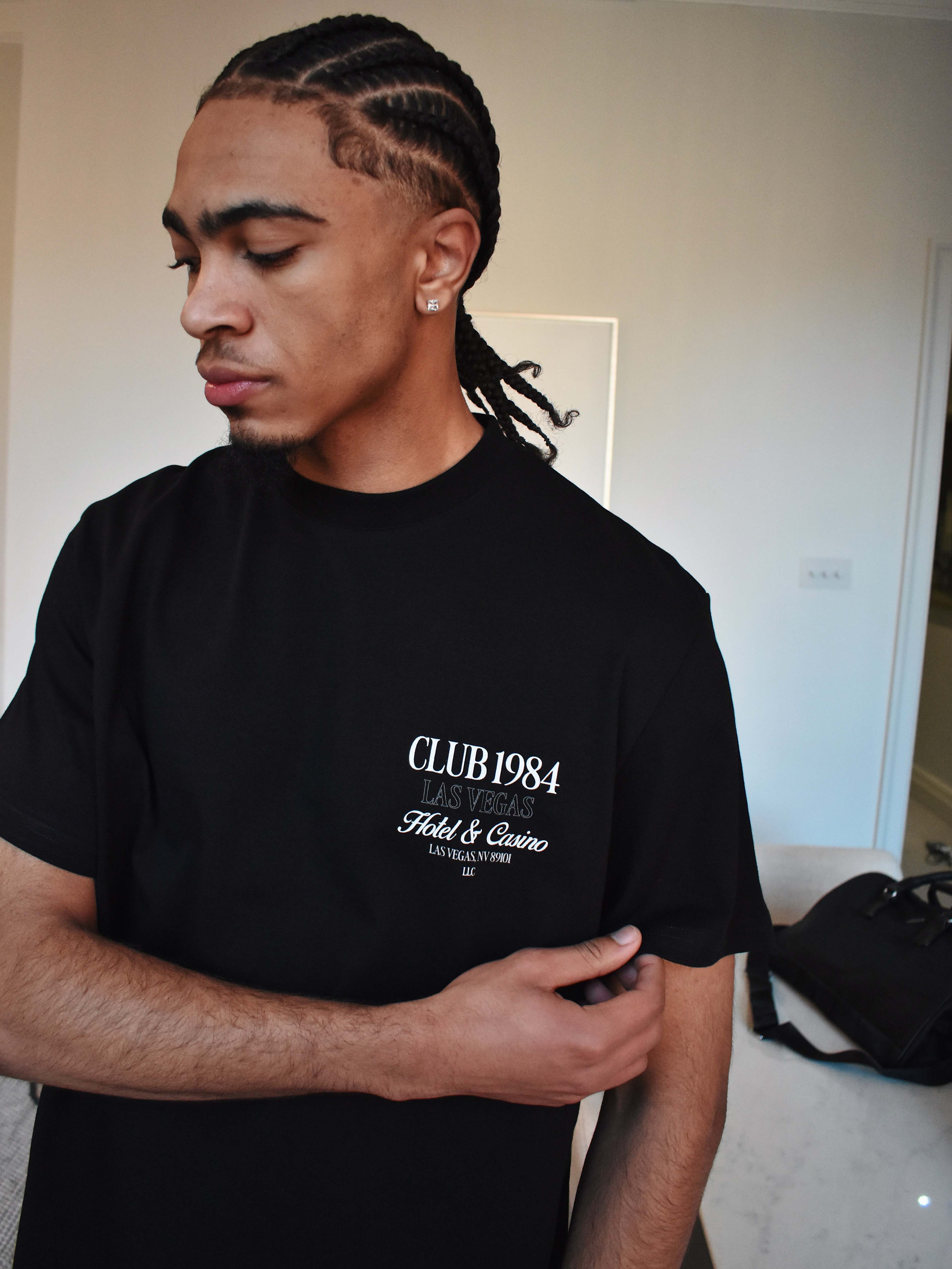 CLUB 1984. Vegas T-shirt - Black T-Shirt