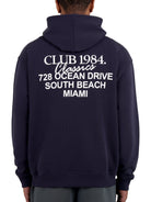 CLUB 1984. Vice City Hoodie - Navy Hoodie