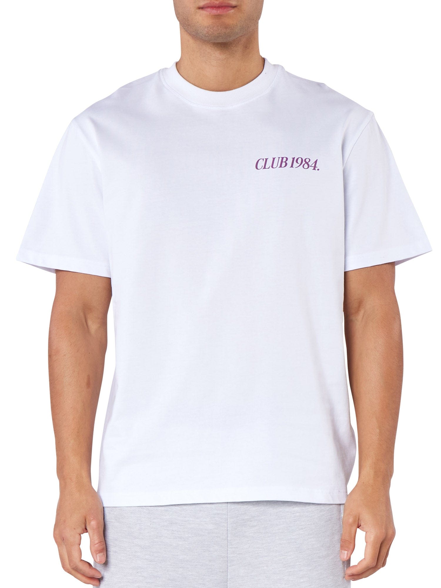 CLUB 1984. Vice City Nights T-shirt - White T-Shirt
