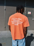 CLUB 1984. Vice City T-shirt - Coral T-Shirt