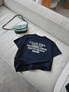 CLUB 1984. Vice City T-shirt - Navy T-Shirt