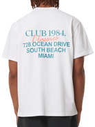 CLUB 1984. Vice City T-shirt - White T-Shirt