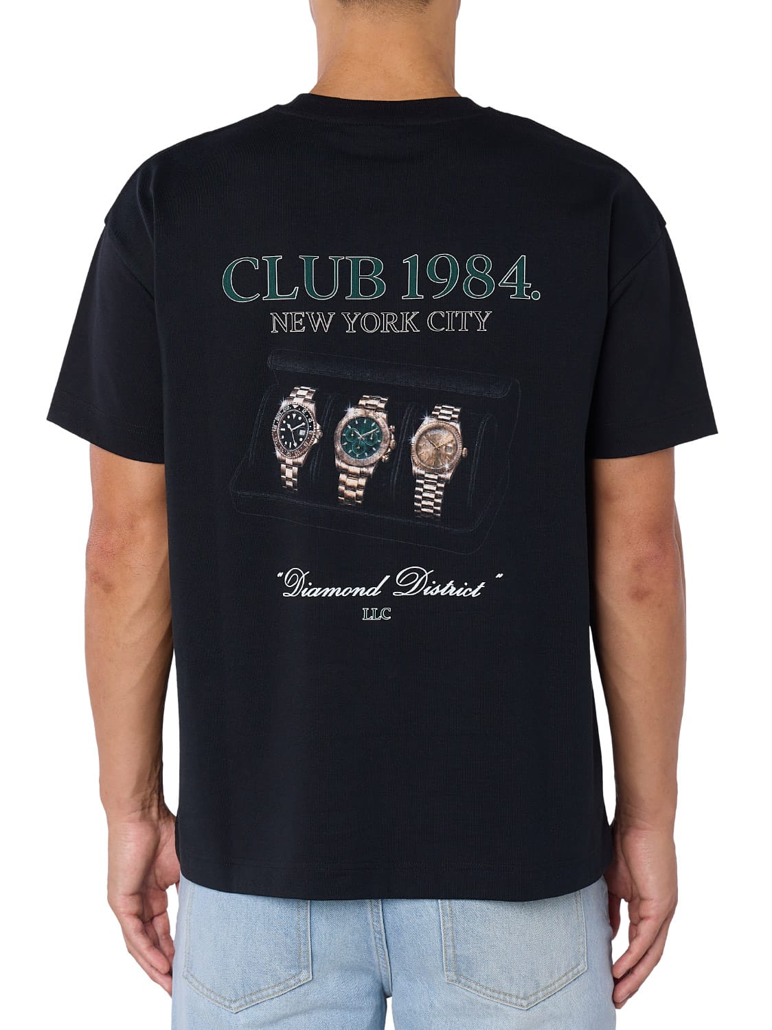 CLUB 1984. Watch Rotation T-shirt - Black T-Shirt