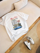 CLUB 1984. Welcome to Monaco T-shirt - White T-Shirt