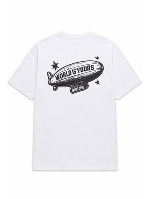 CLUB 1984. World is Yours T-shirt - White T-Shirt