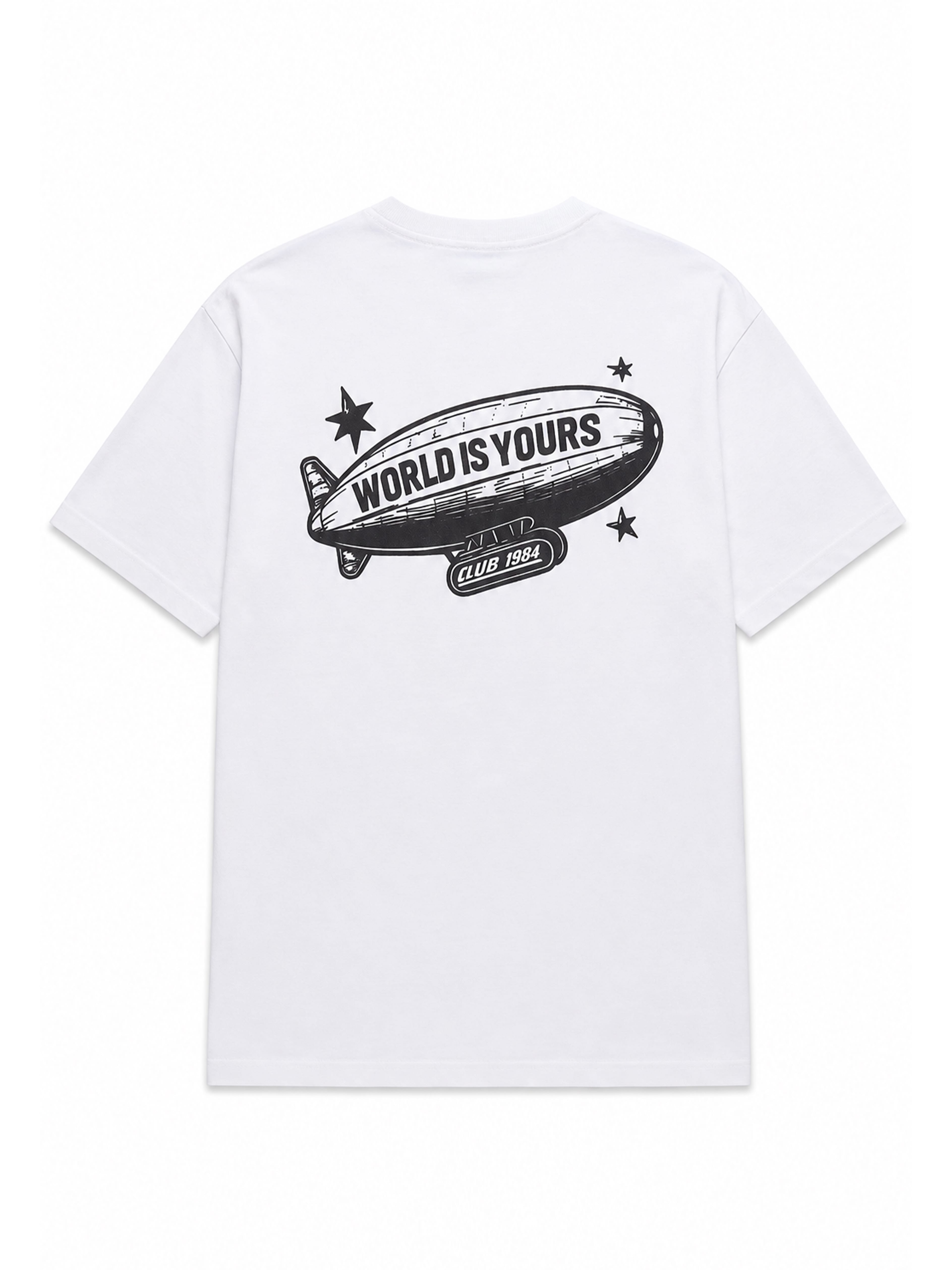 CLUB 1984. World is Yours T-shirt - White T-Shirt
