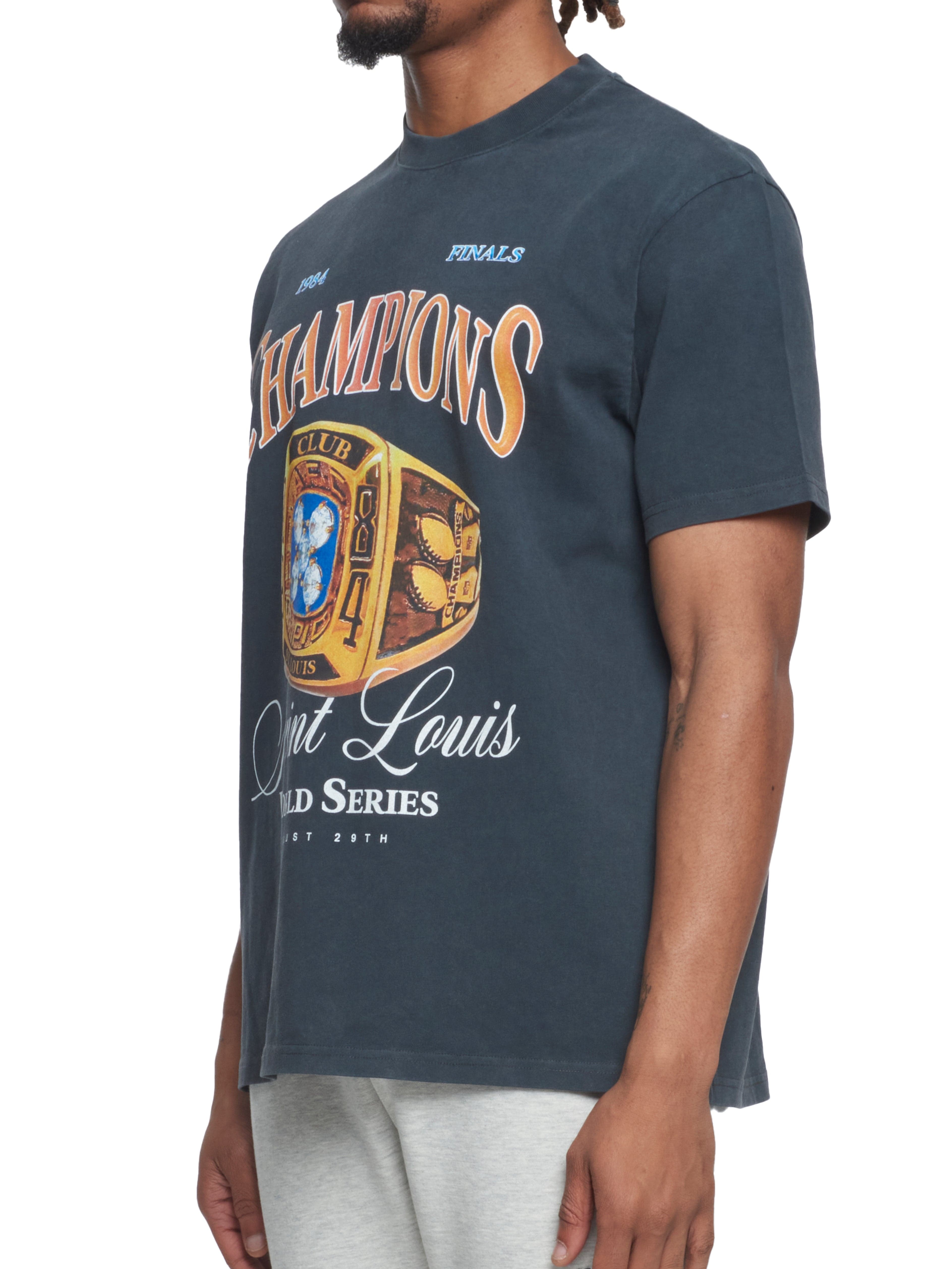 CLUB 1984. World Series Champions T-shirt - Washed Grey T-Shirt