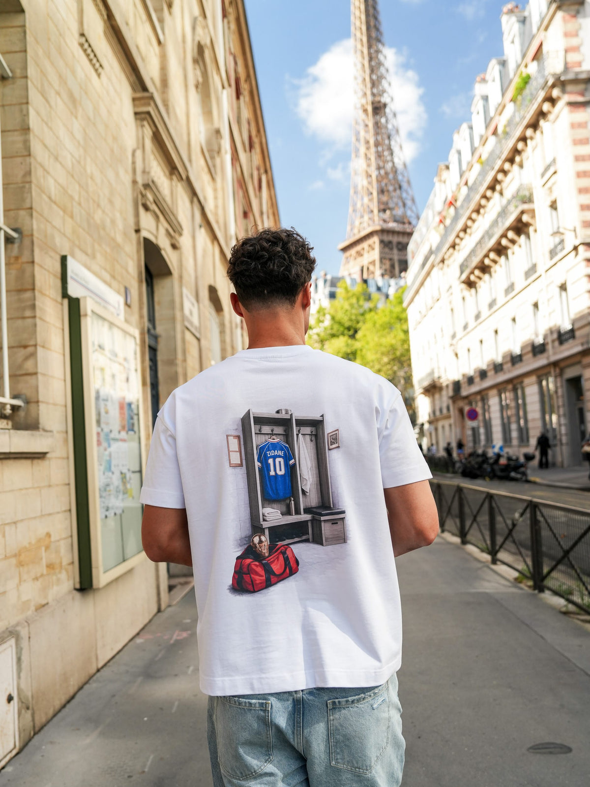 CLUB 1984. Zidane T-shirt - White T-Shirt