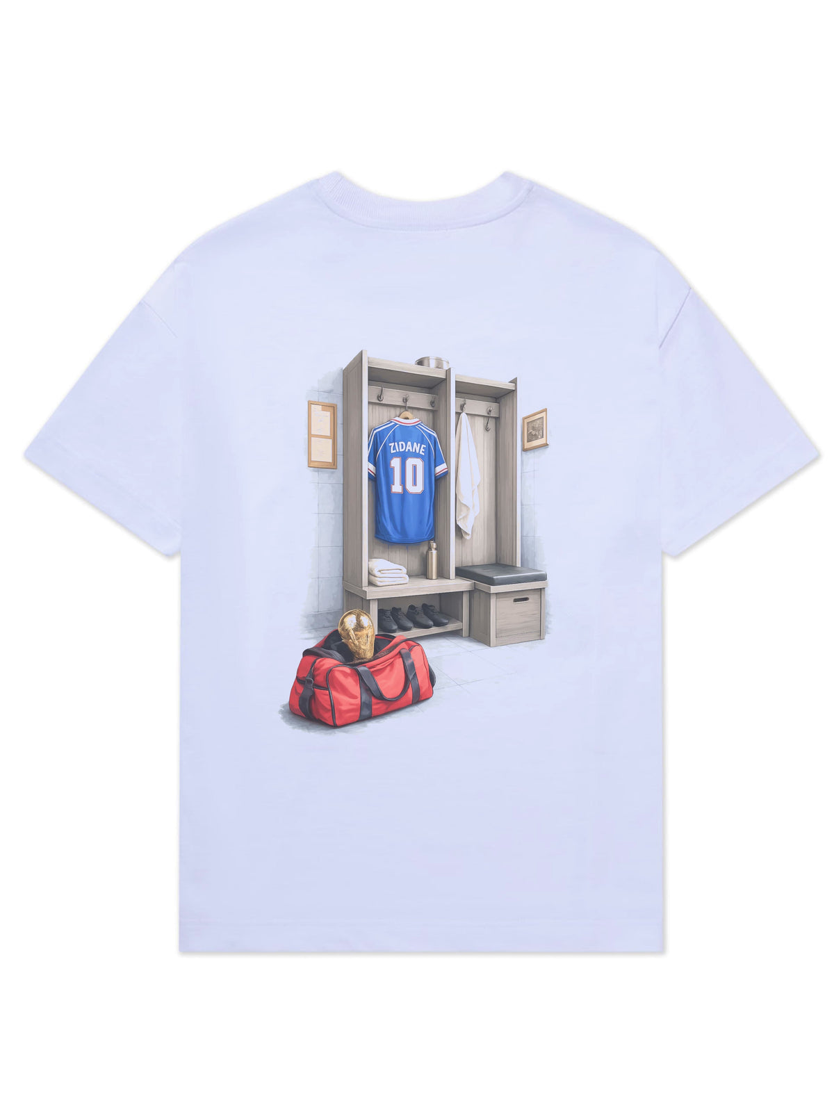 CLUB 1984. Zidane T-shirt - White T-Shirt