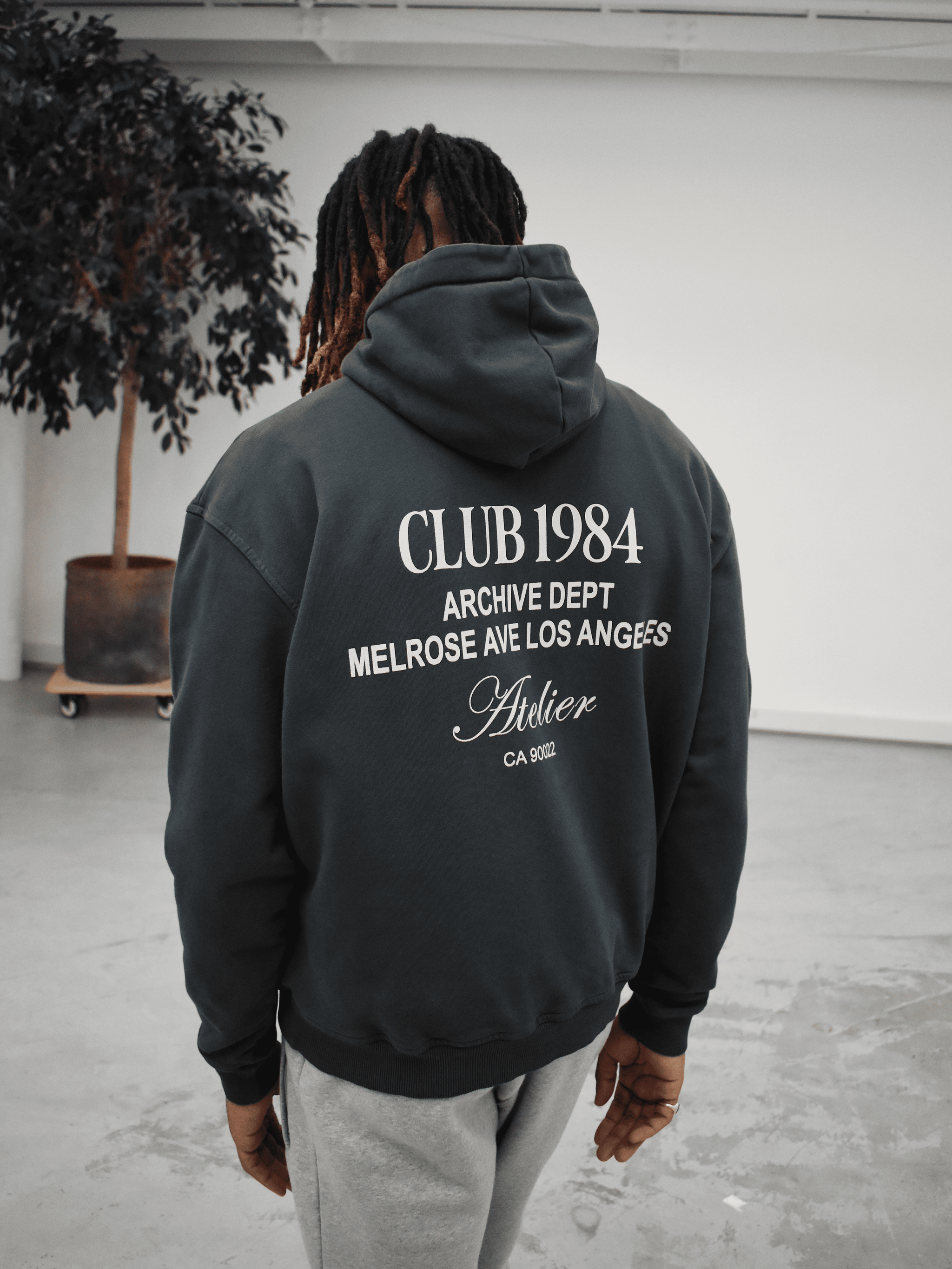 LA Dept Hoodie - Washed Grey – CLUB 1984